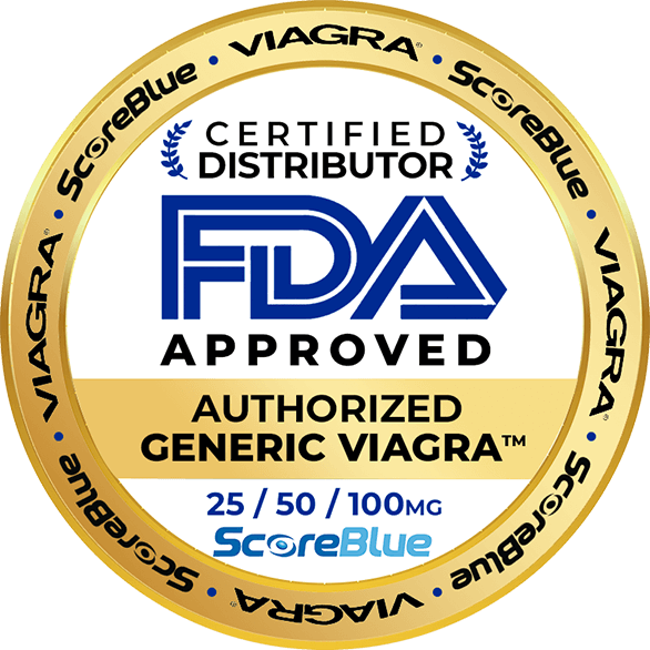 ScoreBlue - FDA approved authorized generic viagra -crest