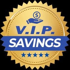 gold badge - V.I.P. savings