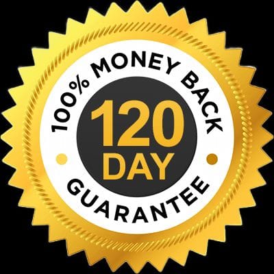 100% 120 day money-back guarantee