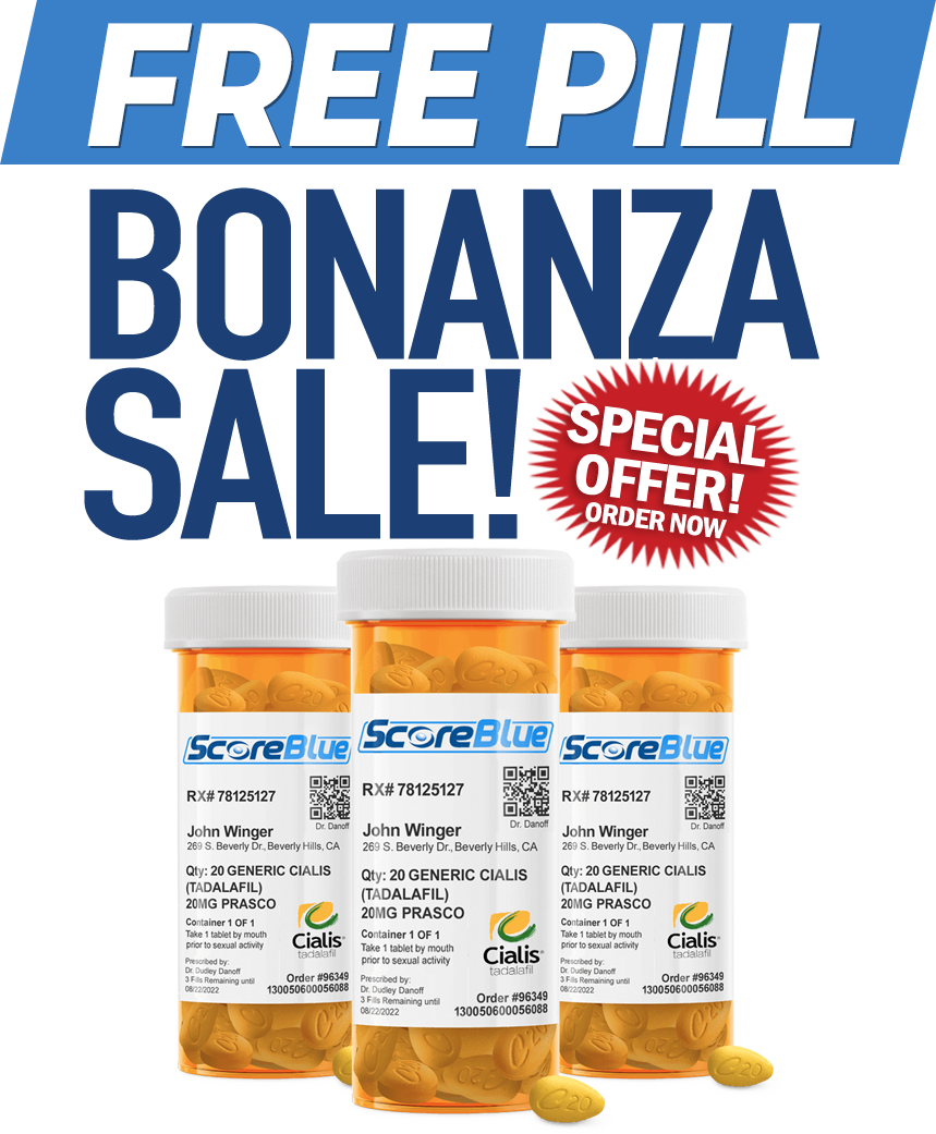 Free Pill Bonanza Sale banner