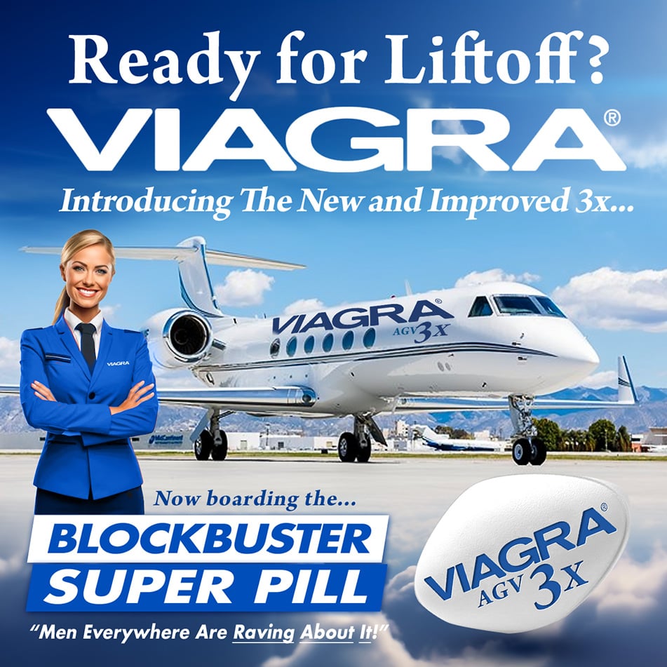 banner - From the makers of Viagra comes this explosive new Viagra 3x