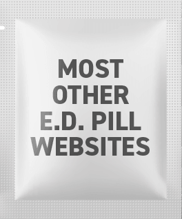 most other E.D. pill websites