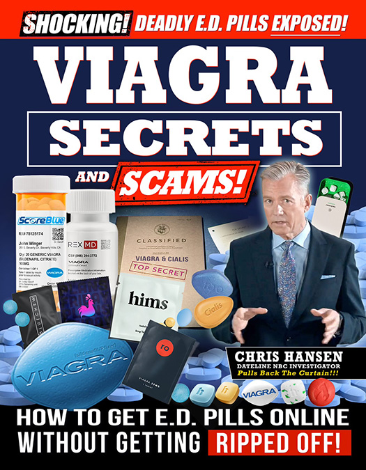 magazine cover - Viagra Secrets and Scam